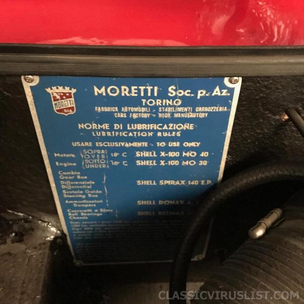 1958 Moretti Tour De Monde CAR_STATUS_RESTORED
